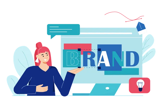 Brand designing  Illustration