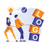 illustrations of brand logo