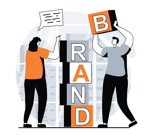 Brand Making  Illustration