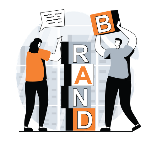 Brand Making  Illustration