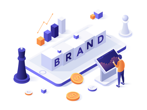 Brand management  Illustration