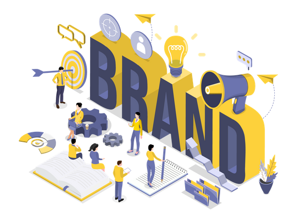 Brand Marketing  Illustration