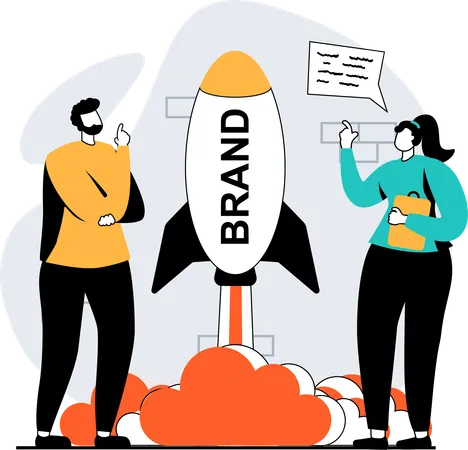 Brand promotion  Illustration