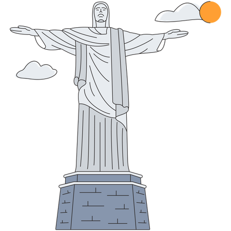 Brasile - Cristo Redentore  Illustration