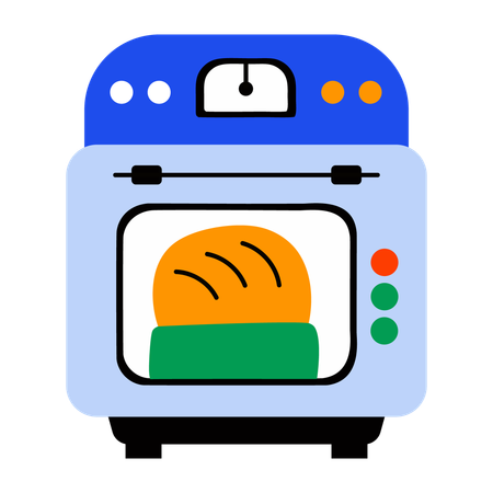 Bread Maker  Illustration