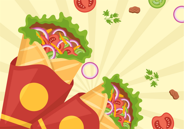 Bread Tortilla  Illustration