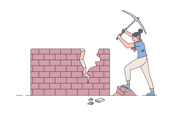 Breaking Firewall  Illustration