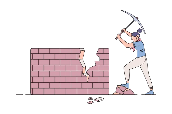 Breaking Firewall  Illustration