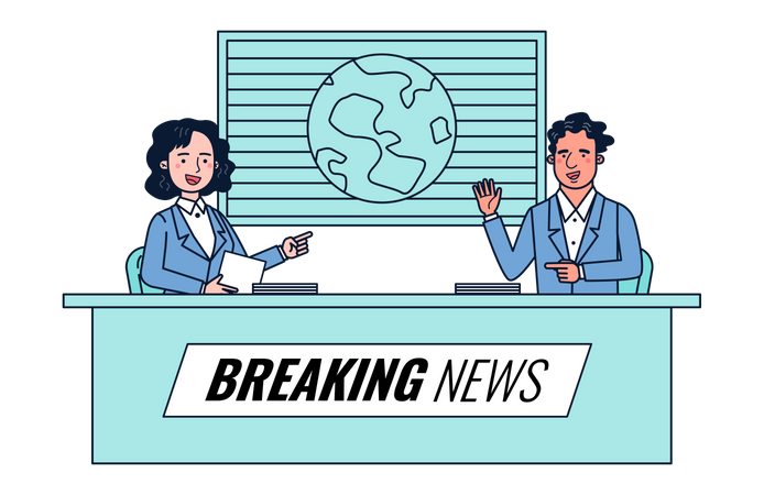 Breaking news  Illustration