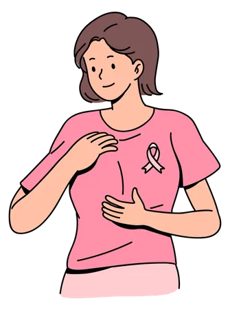 Breast cancer awareness  Illustration
