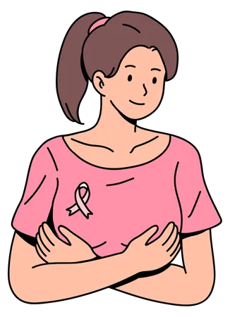 Breast cancer awareness  Illustration