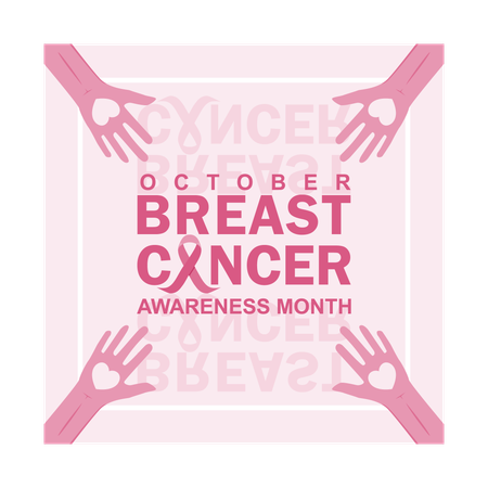 Breast cancer awareness and prevention  Illustration