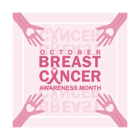 Breast cancer awareness and prevention  Illustration