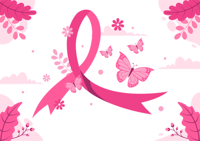 Breast Cancer Awareness  Illustration