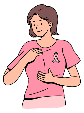 Breast cancer awareness  Illustration