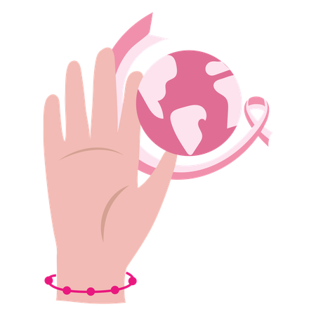 Breast Cancer  Illustration