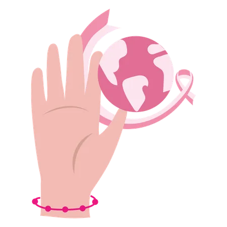 Breast Cancer  Illustration