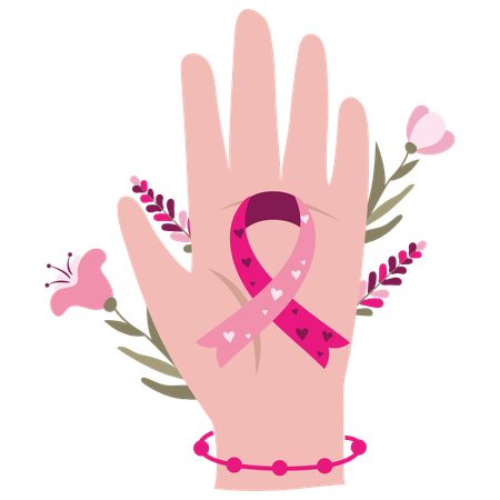 Breast Cancer  Illustration