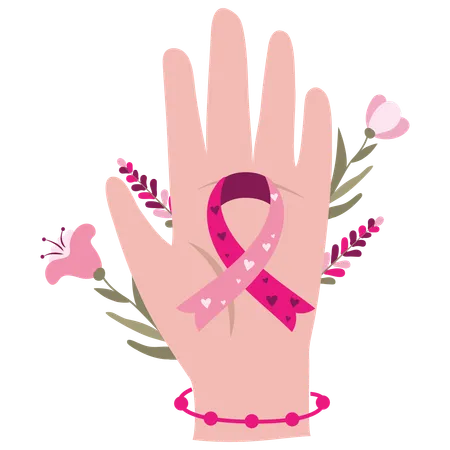 Breast Cancer  Illustration