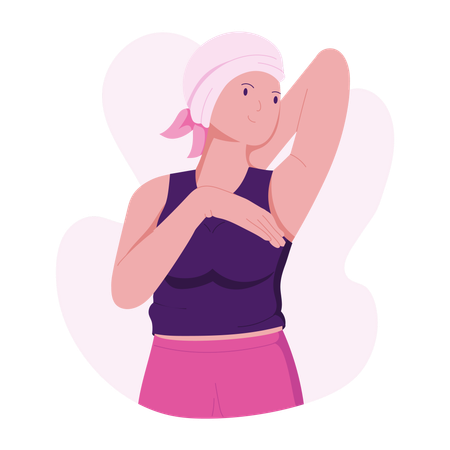 Breast Cancer Patient  Illustration