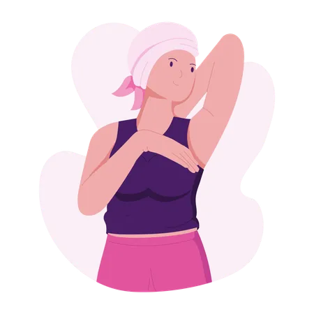 Breast Cancer Patient  Illustration