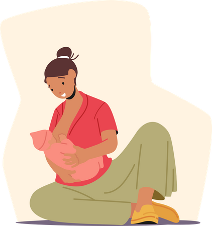 Breastfeeding  Illustration