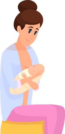 Breastfeeding Positions Illustration