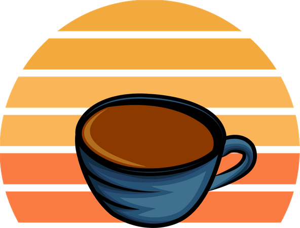Brewing coffee  Illustration