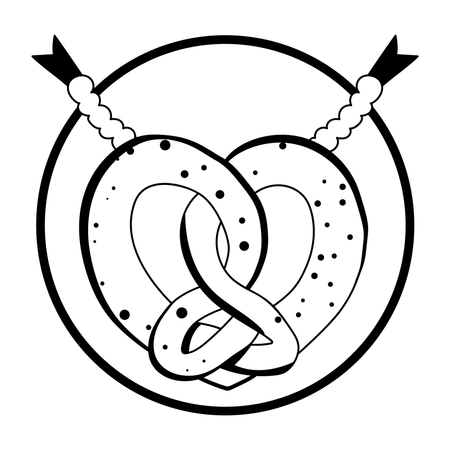 Brezel  Illustration