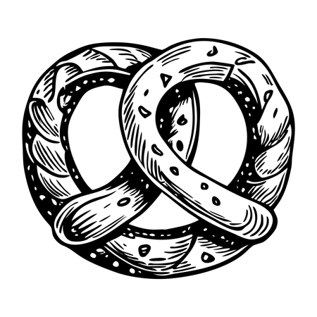 Brezel  Illustration