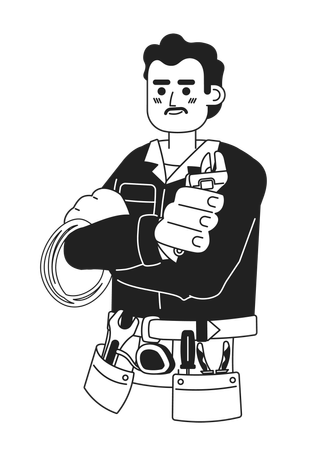 Bricoleur mexicain mi adulte  Illustration