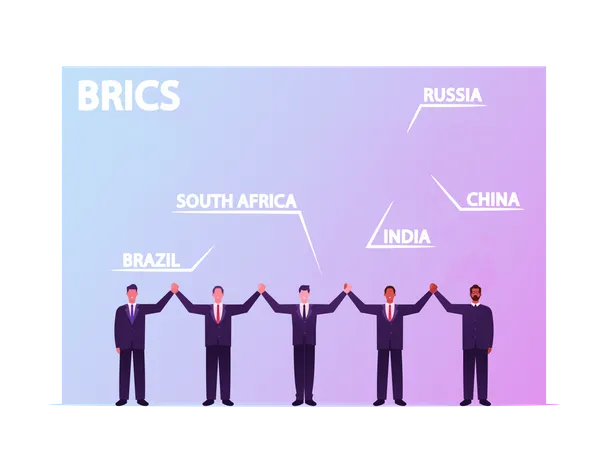 Brics Association of Major Emerging National Economies  Illustration