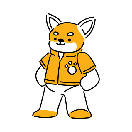 Explorador Corgi brincalhão  Illustration