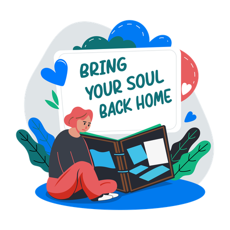 Bring your soul back home  Illustration