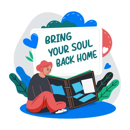 Bring your soul back home  Illustration