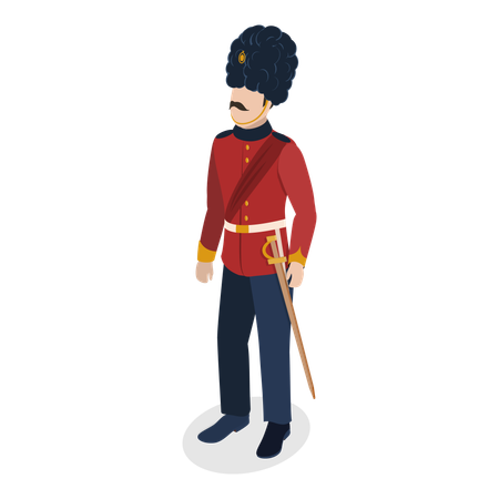 British man  Illustration