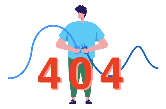 404 Page Not Found Face Character Illustration You Can Use It For Websites And For Different Mobile Application Illustration