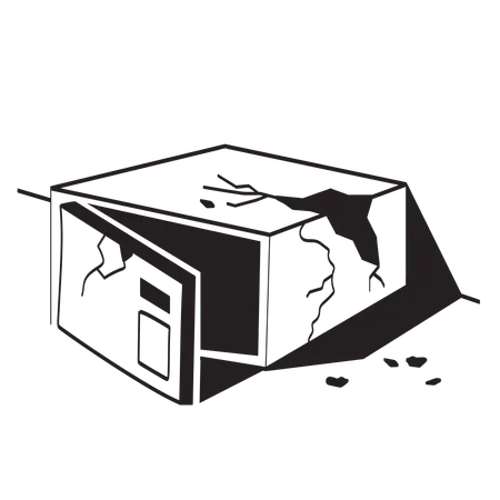 Broken vault  Illustration