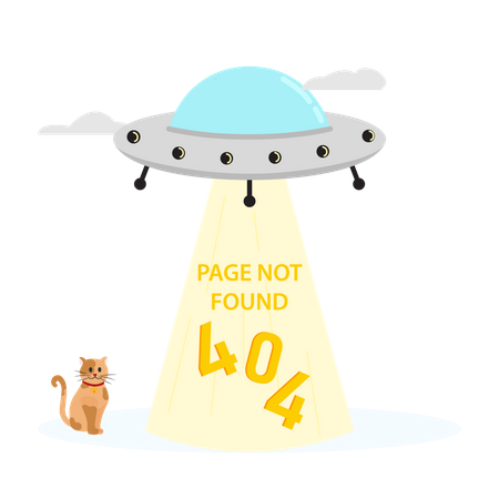 Broken Website  Illustration