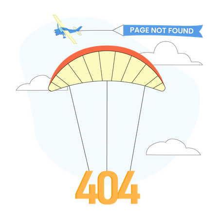 Broken Website  Illustration