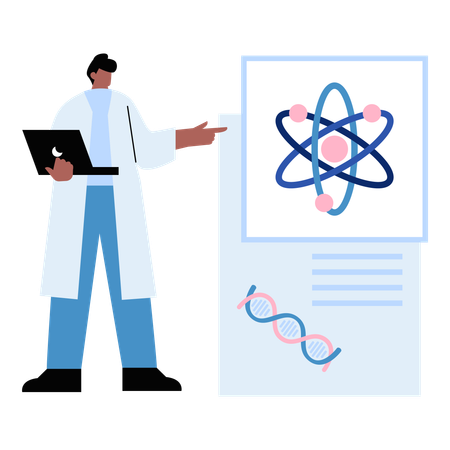 Brücke zwischen Biologie und Daten  Illustration