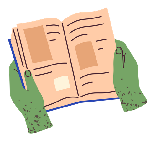 Buch lesen  Illustration