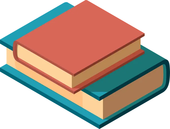 Bücherstapel  Illustration