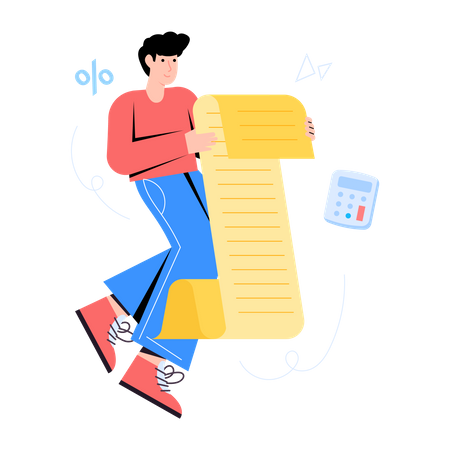 Buchhaltung  Illustration