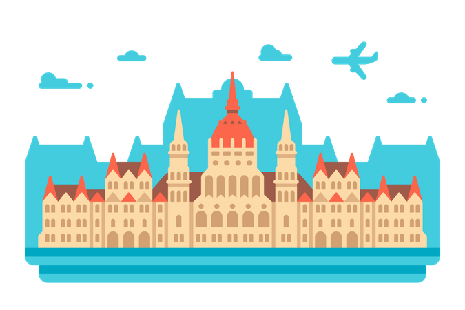 Parlamento de Budapeste  Ilustração