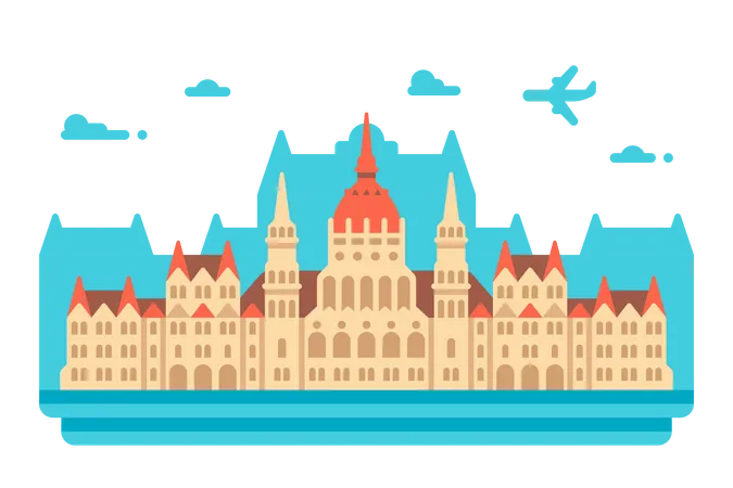 Parlamento de Budapeste  Ilustração