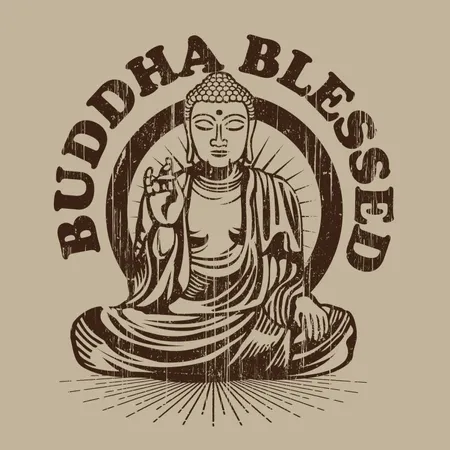 Vektor Illustration Von Buddha Illustration