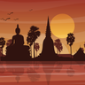 illustration for buddha