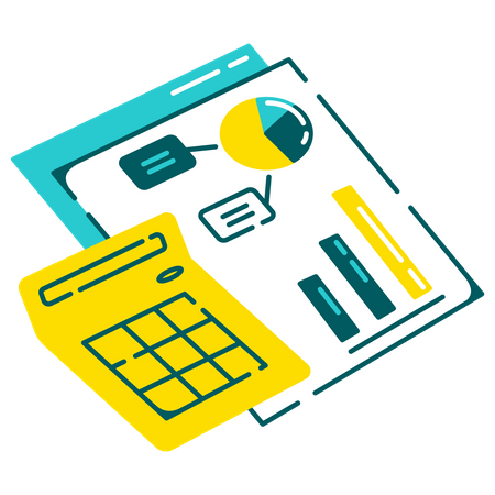 Budget calculation report  Illustration