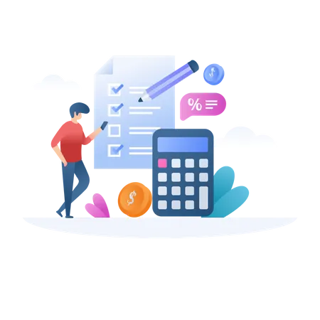 Budget Calculations  Illustration